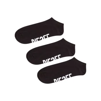 DIESEL Ankle Socks Men's 3 Pack Black