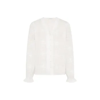 MEIYANG Shirts Women's White