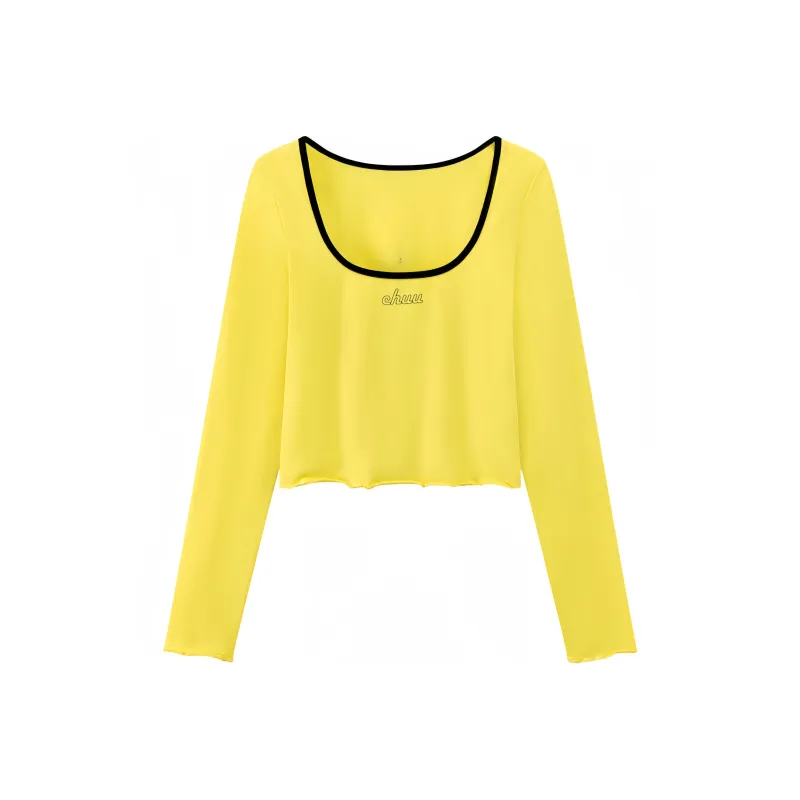 CHUU T Shirt Women's Beige Yellow-0