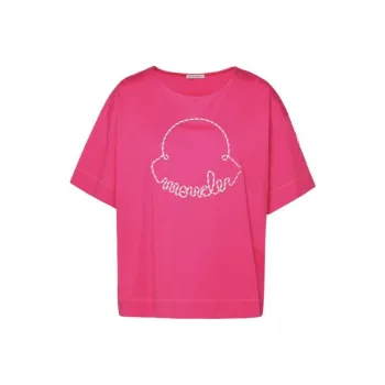 Moncler Logo patch Cotton T shirt