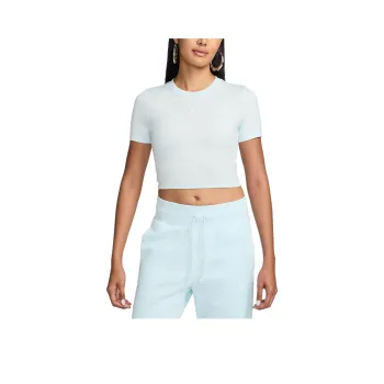 Nike Sportswear Essentials Series T Shirt Women's Glacier Blue/White