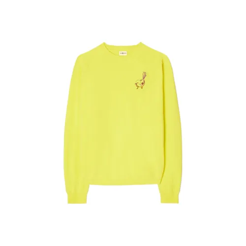 TORY BURCH Cashmere Sweaters Women's Bright Lemon