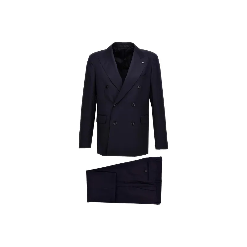 Tagliatore Vesuvio Double Breasted Blazer-0