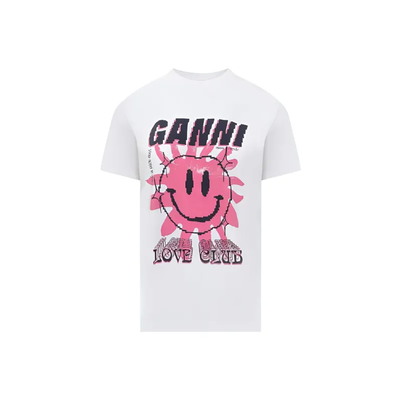 GANNI T Shirts Women's White-0