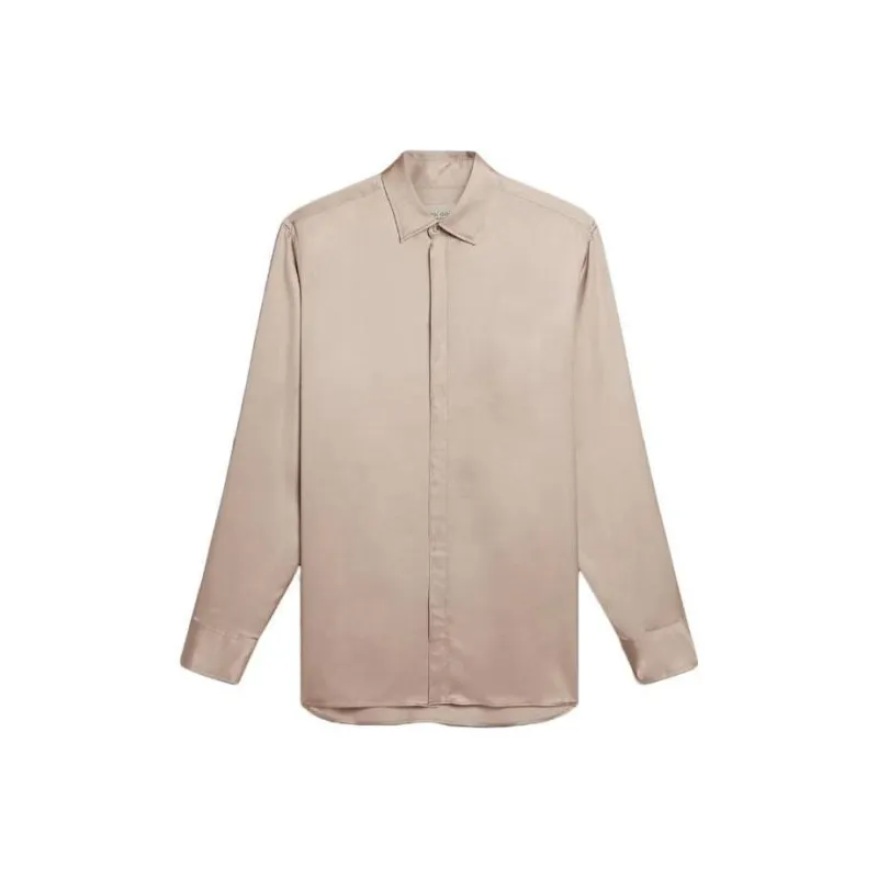 Golden Goose Batilda Boyfriend Long Sleeved Satin Shirt-0