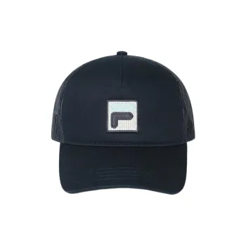 FILA Wool, Polyester, Rayon Baseball Caps Unisex Black