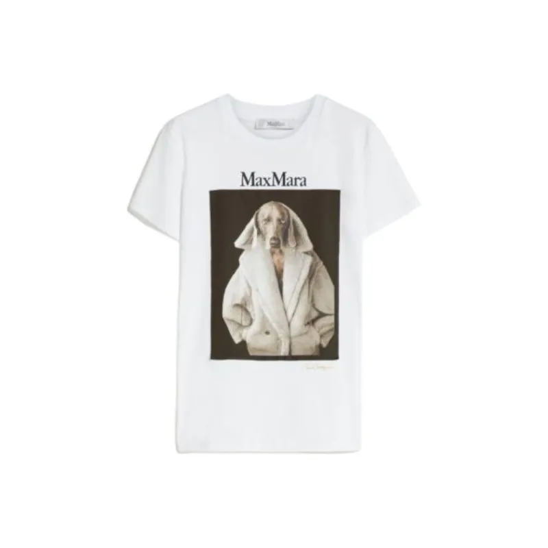 MaxMara T Shirts Women's White-4