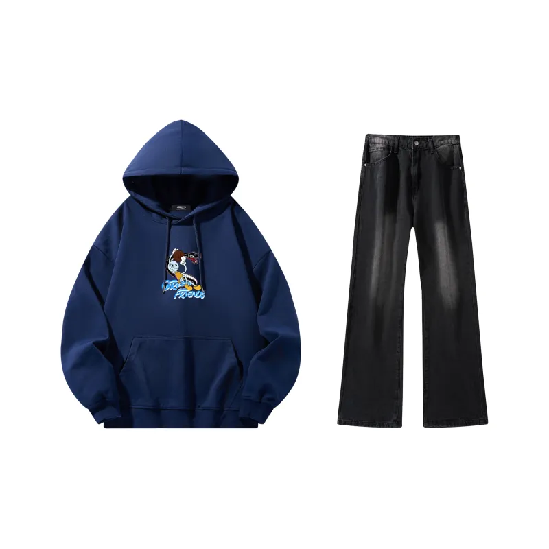 GF x WULIAOYUAN LIANMINGKUAN Sweatshirt Set Unisex-37