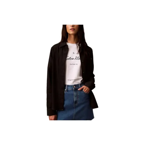 CALVIN KLEIN Shirt Women's Black