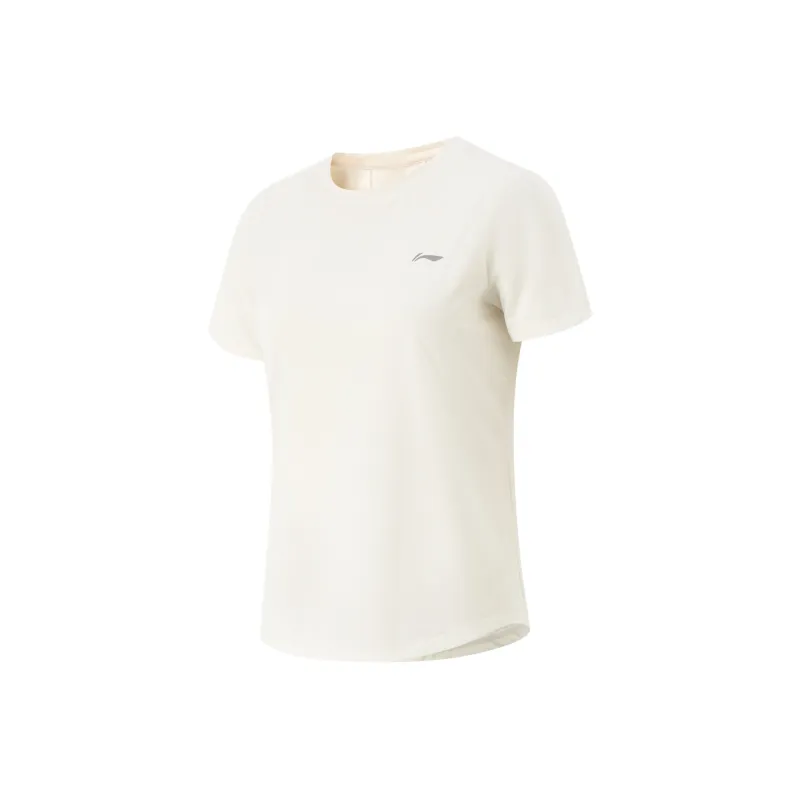 LiNing Cool Tea T Shirt Women's Ivory-0