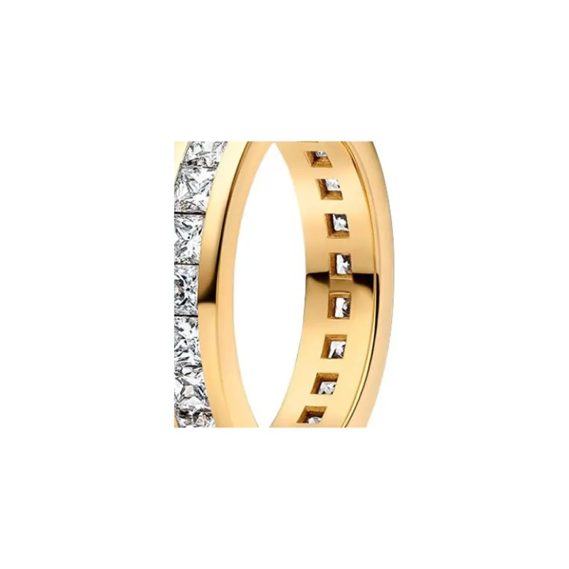 Pandora 925 Sterling Silver Rings Unisex Gold-2