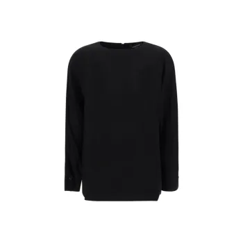Fabiana Filippi Cufflinks Detailed Crewneck Blouse