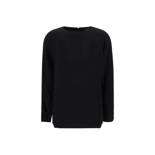 Fabiana Filippi Cufflinks Detailed Crewneck Blouse