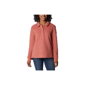 Columbia Polo Shirts Women's Dark Coral