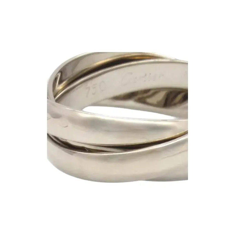 Cartier 2010s 18K White Gold Trinity Ring-1