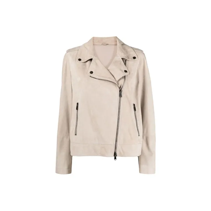 Brunello Cucinelli Padded Leather Jacket-0