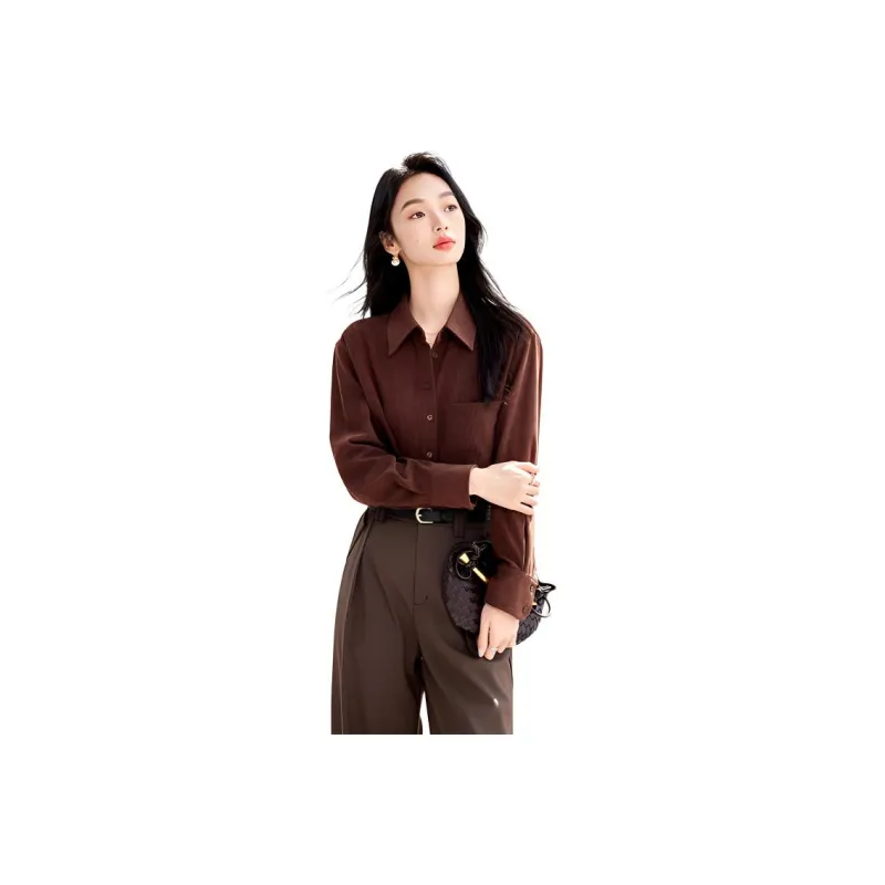 La Chapelle Shirt Women's Dark Brown-0