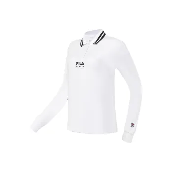 FILA Polo Shirt Unisex Standard White