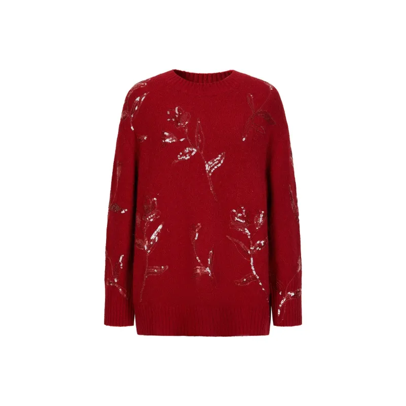 JZ. ANNAKRO Knitwear Women's Burgundy-0