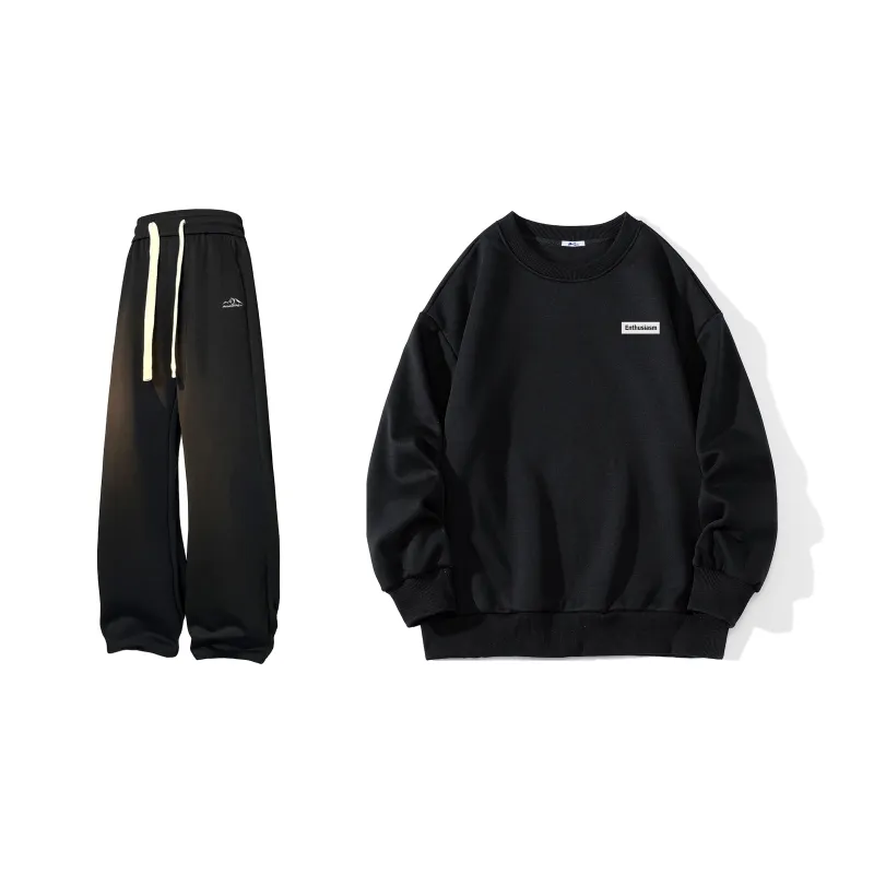 Warrior Huichao Riding The Wind Collection Sweatshirt Set Unisex-0