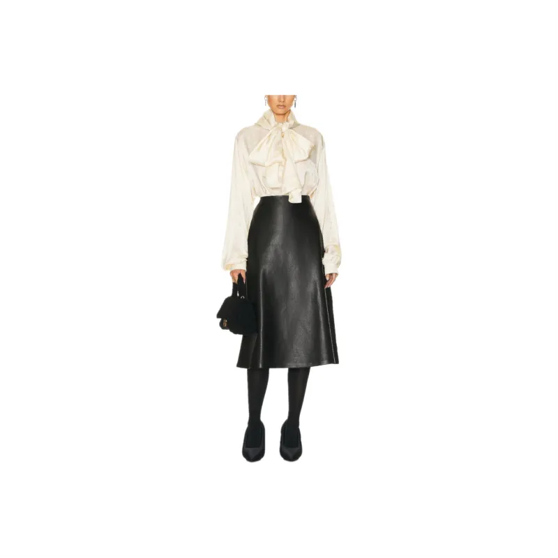 Balenciaga Ivory Hooded Blouse 'Ivory'-0