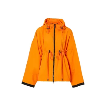 Burberry Jacket Spring And Autumn Women's Bright Orange