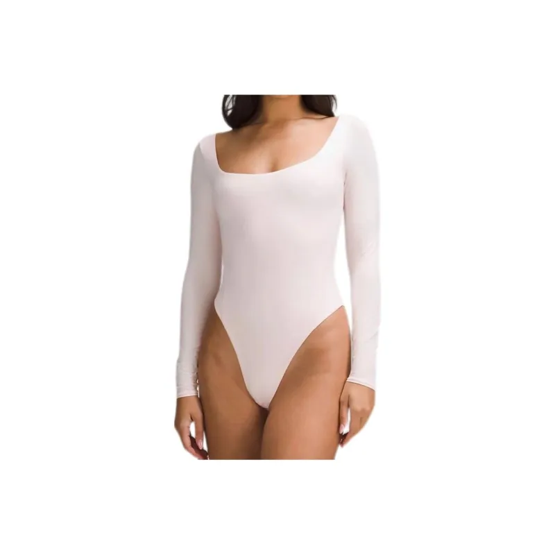 Lululemon Wundermost Ultra Soft Nulu Square Neck Long Sleeve Bodysuit Bodysuits Women's-8