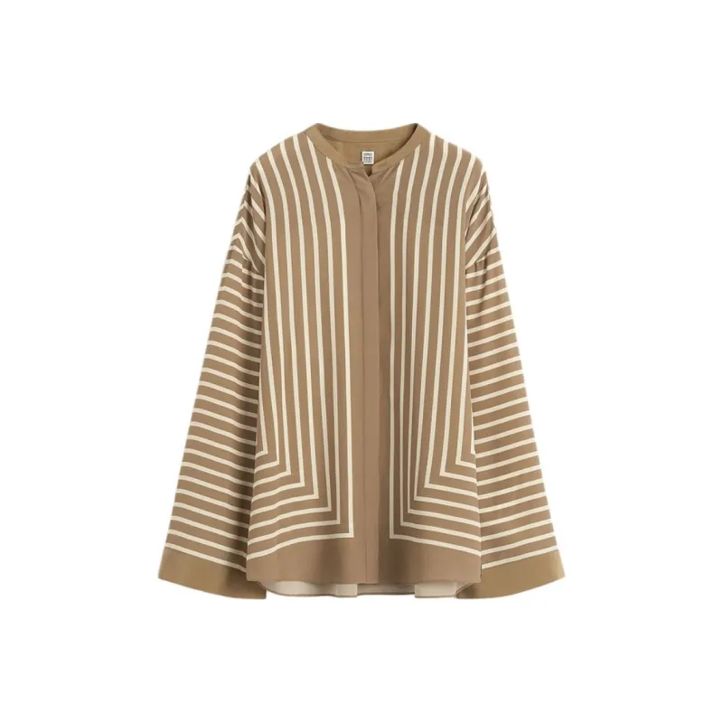 TOTEME Geometric print Silk Shirt-0