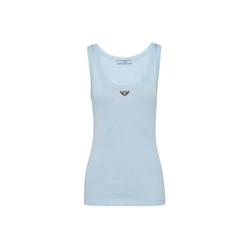 PRADA FW22 Camisole Women's Interstellar Blue-0