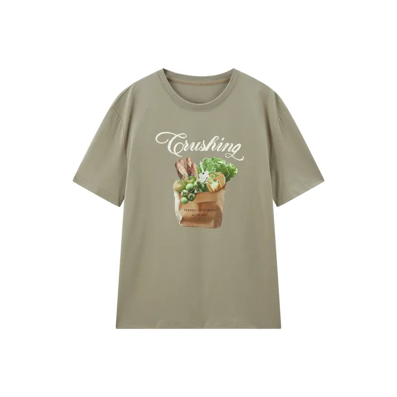 PEACEBIRD T Shirt Women's Dark Rye Umber-0