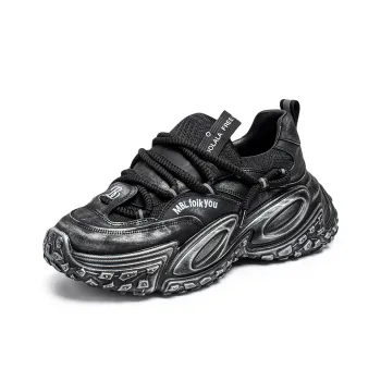 Vxv Breathable Lightweight Height Increasing Low Top Chunky Sneakers Men's