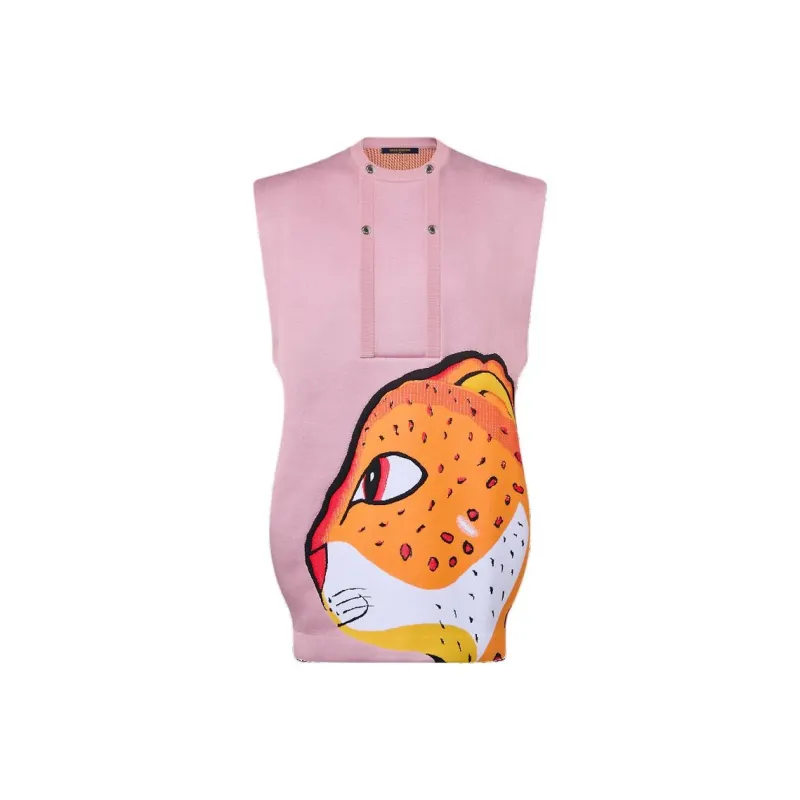 LOUIS VUITTON Sleeveless Leopard Pullover-0