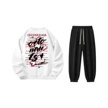 Small Columns Under The Sea Sweatshirt Set Unisex