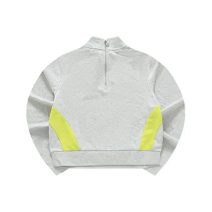 FILA FUSION FILA FUSION X BEAMS Co branded Series Knitwear Women's Mi Yue Heather Gray-0