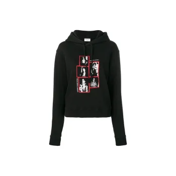 SAINT LAURENT Sweatshirts Women's Black