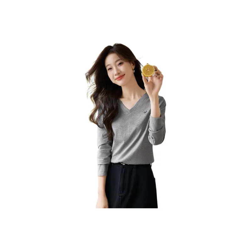 Mo Han Yi Mei T Shirt Women's Gray-0