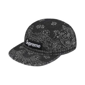 Supreme Bandana Jacquard Denim Camp Cap