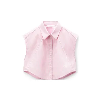Alexander Wang Pinstriped Cropped Shirt