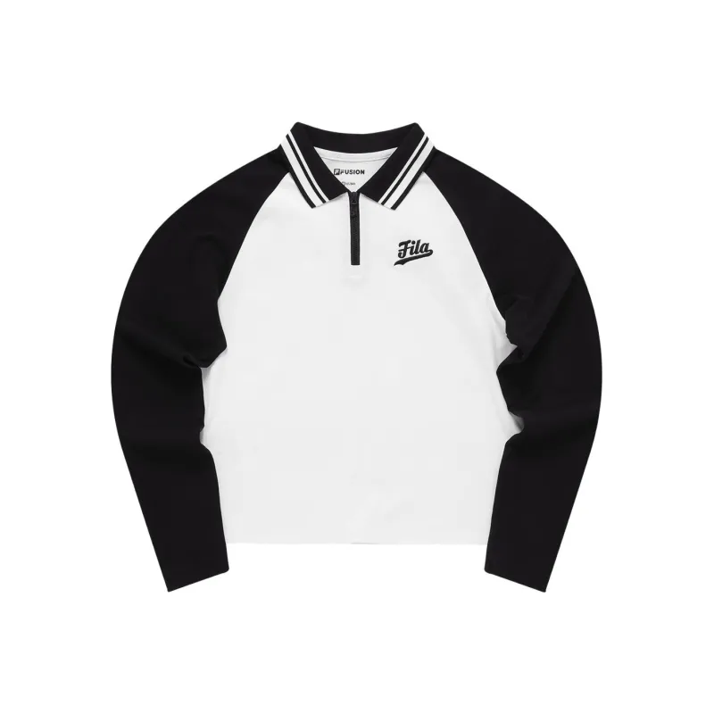 FILA FUSION Polo Shirt Women's Standard White-0