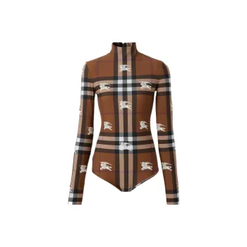 Burberry Bodysuit 'Dark Birch Brown'