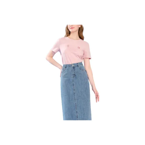 Lagogo T-Shirts Women's Pink H8