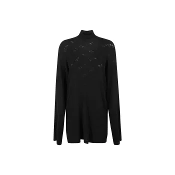 Balenciaga All Over Turtleneck 'Black'