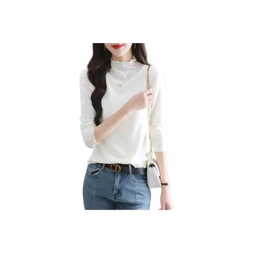 Mo Han Yi Mei Knitwear Women's Beige