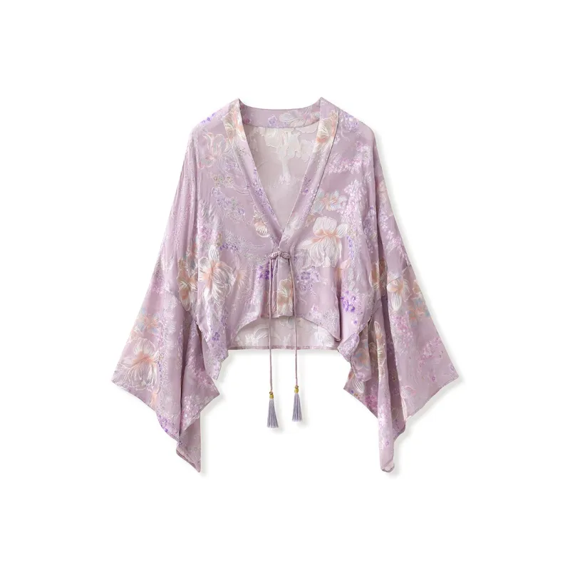 CHARM PICK Shirt Women's Light Purple-0