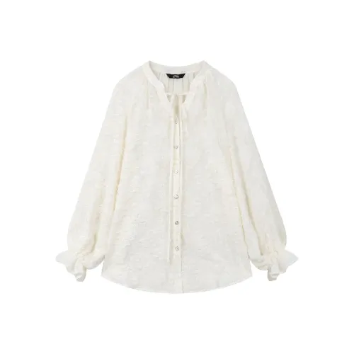 ELF SACK Shirts Women's Lazy Ecru White