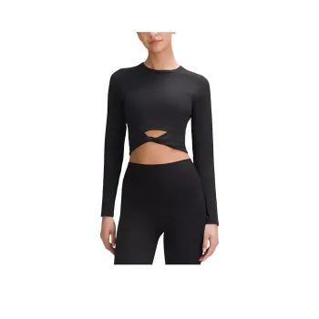 Lululemon Nulu™Cropped Collection Shirt Women's Black