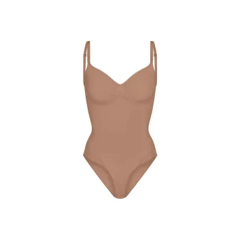 Skims Bodysuits Women's Ochre/SIENNA