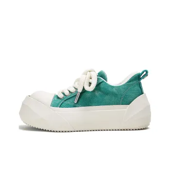ADCDAVINCI Slip Resistant Height Increasing Low Top Casual Shoes Unisex Green