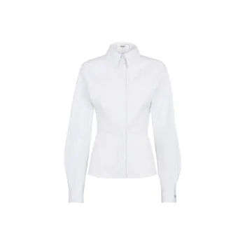 FENDI Long Sleeved Striped Shirt