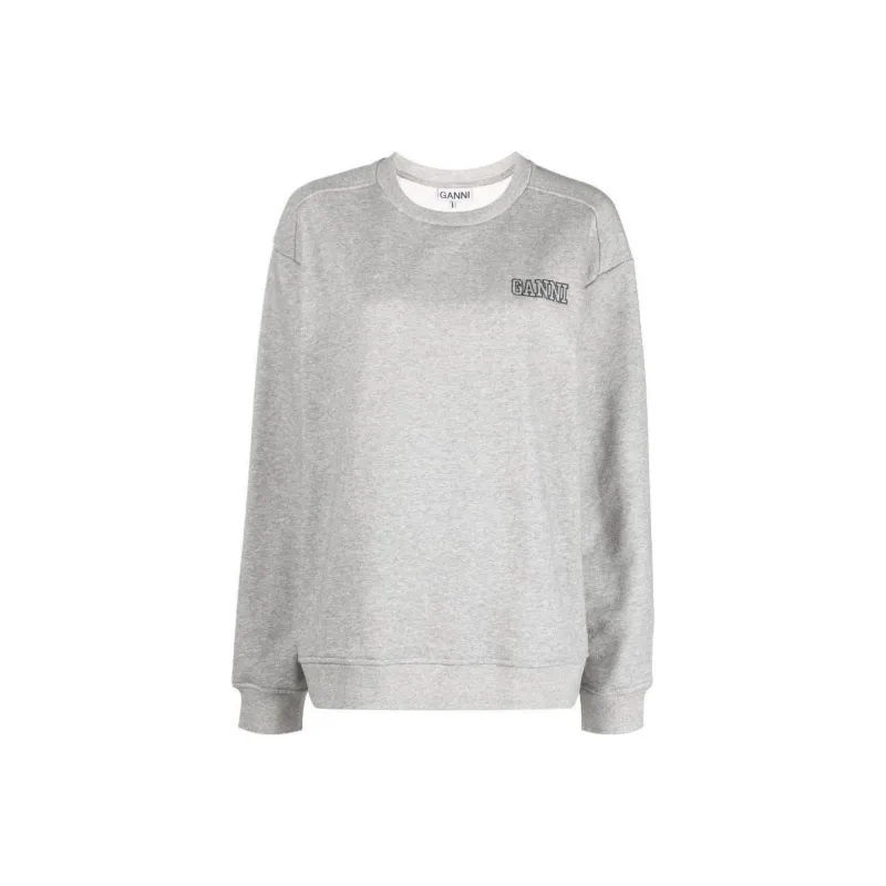 GANNI Sweatshirts Women's Gray-0